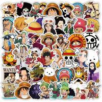 One Piece stickers, Luffy luggage, cartoon stickers, laptop, tablet, phone case, back, water cup, anime ipad, small waterproof, non-adhesive car stickers, electric vehicle decorative patterns, no trace thumbnail 2