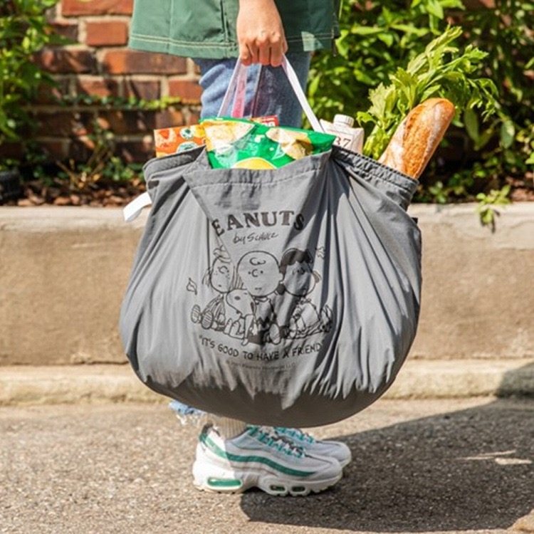 包邮 日本附录款 史努比卡通可爱大容量防水折叠便携环保袋购物袋,收纳整理,购物袋/环保袋/帆布袋,淘宝优惠券,粉丝福利购,淘宝优惠卷