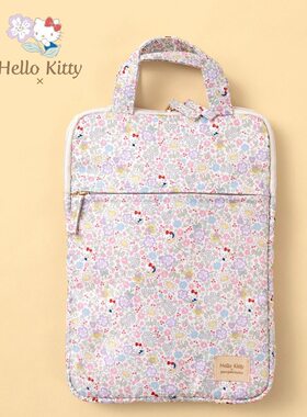 包邮 日本新款花卉猫咪兔子12寸电脑包卡通可爱ipad平板电脑包内胆包