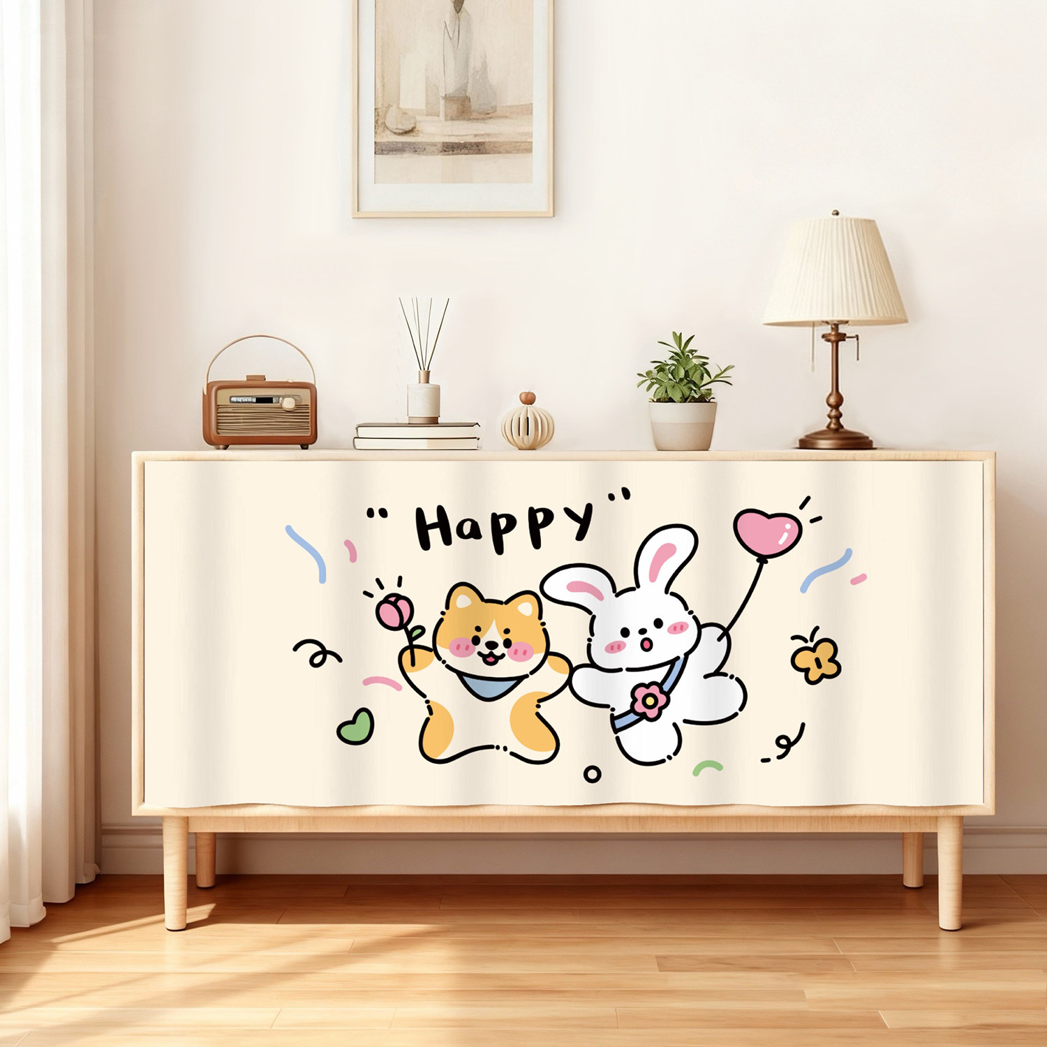 无门柜子遮挡帘杂物遮丑帘门帘橱柜鞋柜衣柜拉帘防尘帘免打孔布帘,居家布艺,柜类遮挡帘,淘宝优惠券,粉丝福利购,淘宝优惠卷