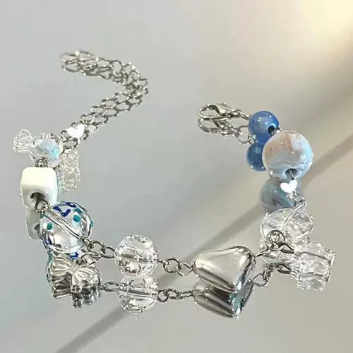 Милый небольшой дизайнерский браслет из бисера, детское ювелирное украшение для школьников, подарок на день рождения