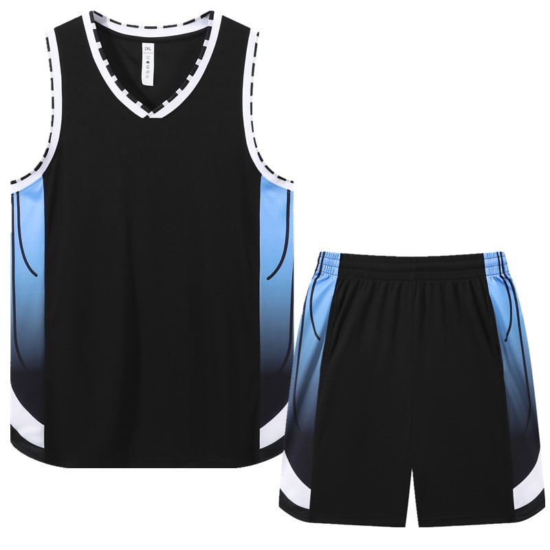 美式速干篮球服定制比赛队服2025新款冰丝t恤背心短裤运动服球衣