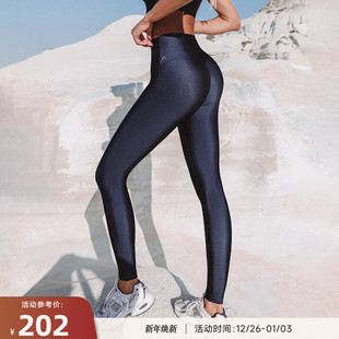 女Lustre 亮皮高腰收腹显臀塑形运动紧身长裤 RESHAPE 重塑之路