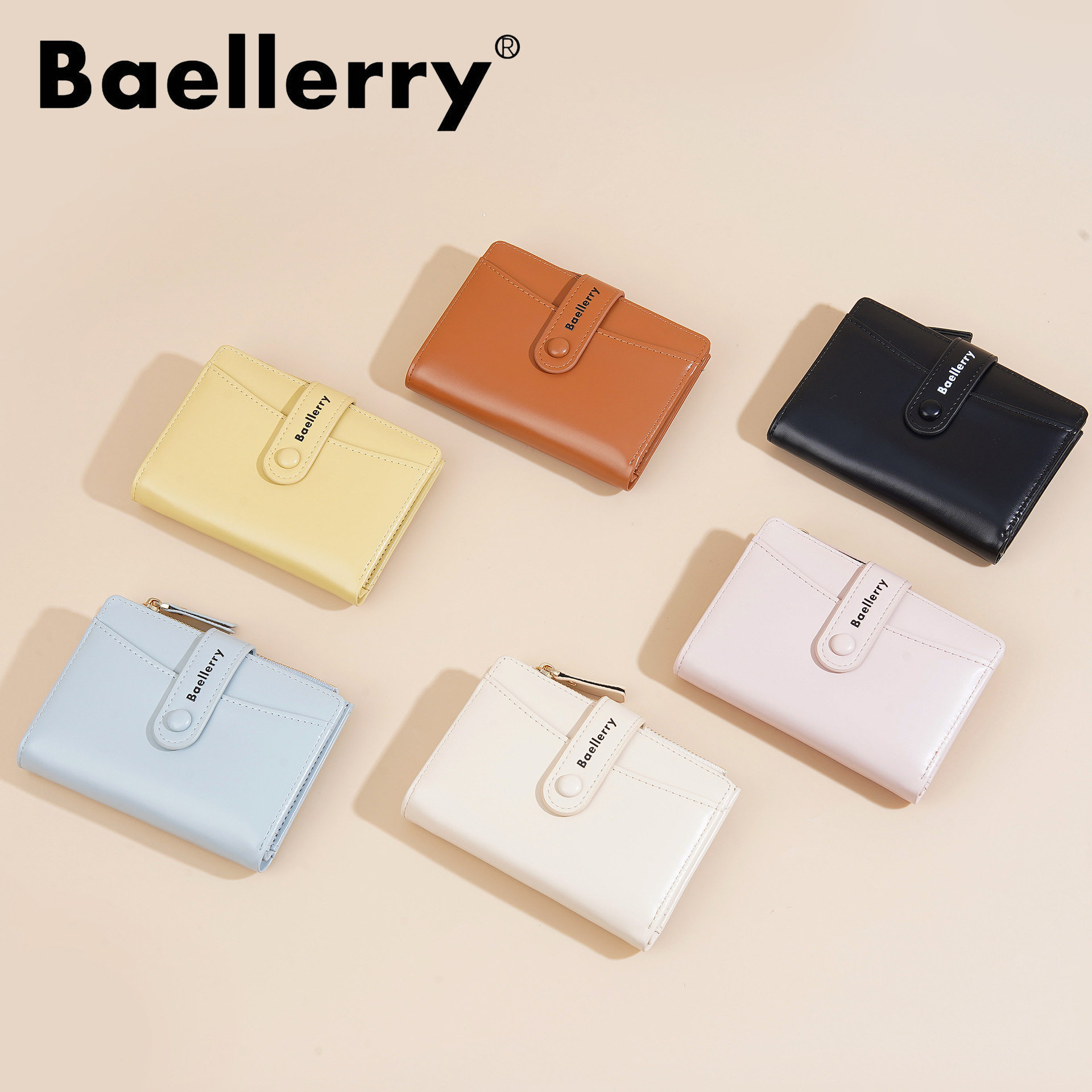 稻草人女士钱包高颜值女款感学生短款钱夹零钱包时尚卡包两折钱包,箱包皮具/热销女包/男包,手拿包,淘宝优惠券,粉丝福利购,淘宝优惠卷