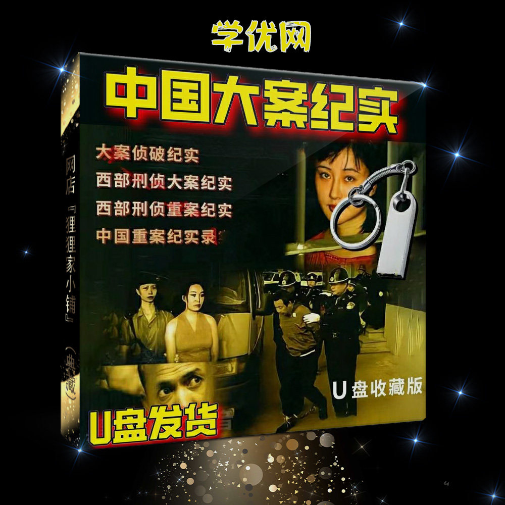 04中国刑侦大案要案纪实破案案件90年代绝密档案u盘