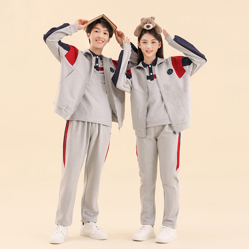 学院风秋季校服小学生运动装幼儿园园服初高中生班服春装儿童套装