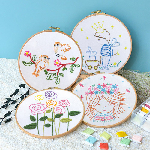 幼儿园儿童刺绣手工diy材料包