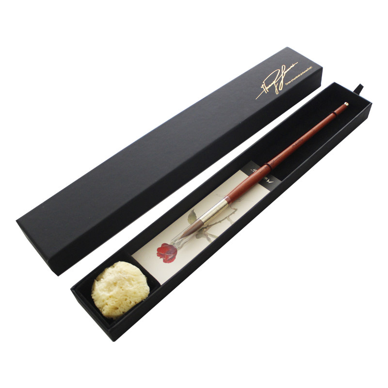 马蒂尼mairtini黄有维签名雕花联名貂毛水彩笔水彩画笔玫瑰专用笔