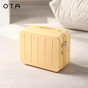正品OTA手提行李箱附登轻加包女14寸机小便可套你拉杆迷便携化妆