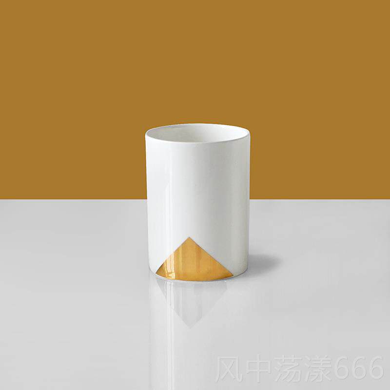 正品北间欧约骨瓷简卫浴件五套卫生洗漱套装陶瓷牙杯牙具浴室用品