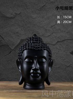 正品新人中式现代物树脂佛设意头工艺品摆件禅如来佛像首摆瑜伽装
