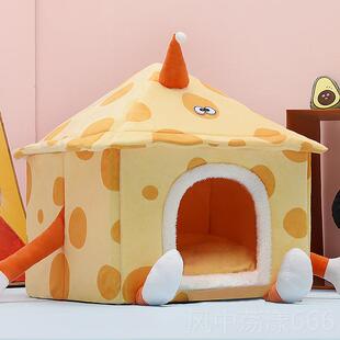 正品猫窝冬天保暖房屋封式全可拆安洗猫闭帐篷狗窝四季通感用宠物