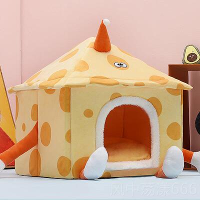 正品猫窝冬天保暖房屋封式全可拆安洗猫闭帐篷狗窝四季通感用宠物