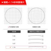 正品 光近视眼镜男全框眼防蓝辐射电脑镜框碳纤维黑框镜女可眼配度