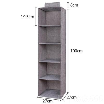 正品宿舍衣柜挂袋悬挂式衣服收神器布艺收纳袋屉抽式衣物层分储纳