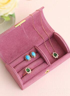 正品出门B选饰 日本直供迷你小珠宝巧首收纳盒随身便携精时尚致首