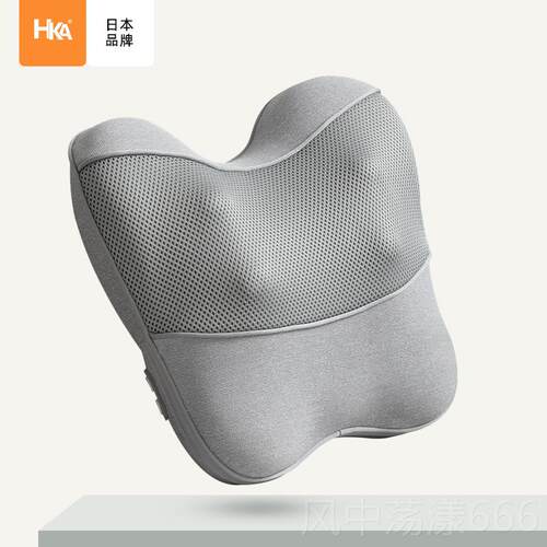 正品腰颈部按按摩器靠垫枕热敷汽车背部椎肩部颈部头无线摩器