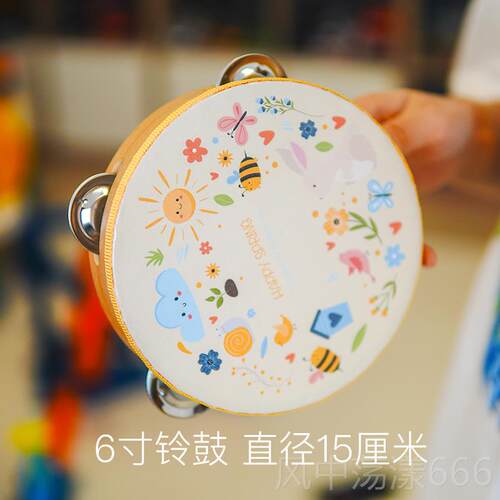 正品stddy早教摇奥尔夫铃鼓榉木铃乐儿童乐器玩具u幼儿园教具打击