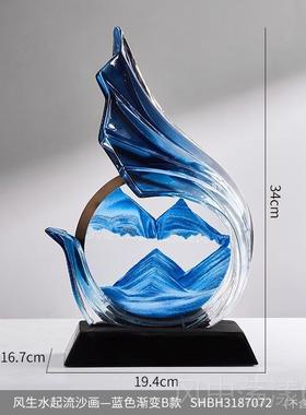 正品轻奢客财滚滚招财摆件玄源关厅件柜子套送领导开业礼物2025新