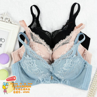 依之妮正品 无钢圈465J8A2无束缚调整型养护文胸中厚聚拢舒适 新款