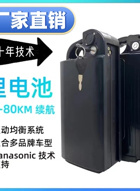 48v锂电池台铃雅迪爱玛电动车通用款12a20ah带手提伏12Ah茉莉锂电