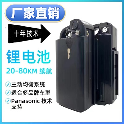 48v锂电池台铃雅迪爱玛电动车通用款12a20ah带手提伏12Ah茉莉锂电