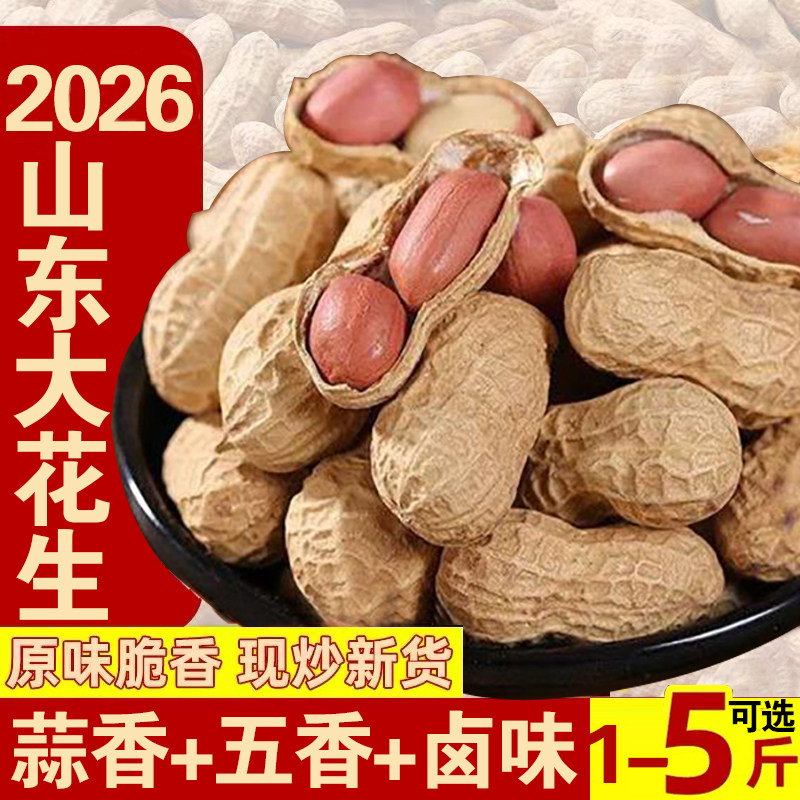 山东大花生原味炒熟花生