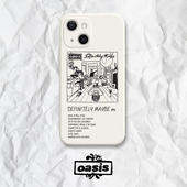 原创oasis绿洲乐队一个华为荣耀三星vivo一加iQOO小米白色硅胶手机壳适用17苹果13iPhone12promax14xr16xs15