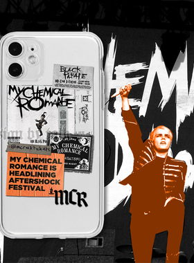 我的化学罗曼史mcr透明全包华为小米11OPPO红米realme三星vivo一加iQOO手机壳适用16苹果17iPhone14promaxs15