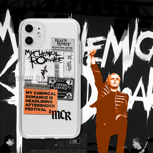 我 化学罗曼史mcr透明全包华为小米11OPPO红米realme三星vivo一加iQOO手机壳适用16苹果17iPhone14promaxs15