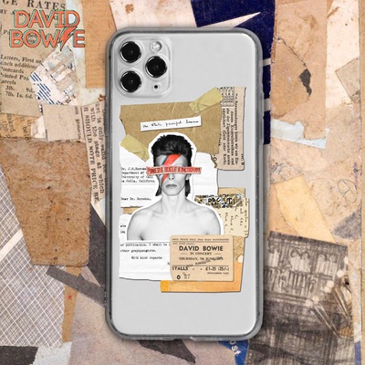大卫鲍伊摇滚华为小米手机壳