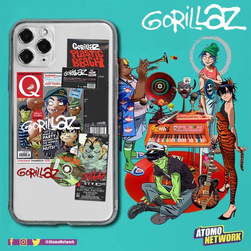 gorillaz乐队应该华为苹果手机壳
