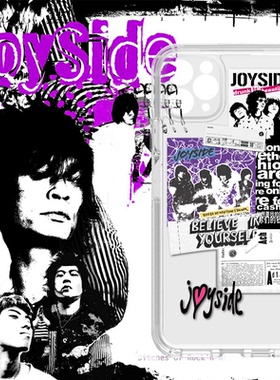 joyside朋克摇滚透明手机壳华为荣耀小米OPPO红米realme三星vivo一加iQOO适用苹果13iPhone16promaxs14plus15