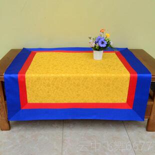 正品式供桌布佛桌布民族1风家案用香桌贡桌垫织锦缎餐桌藏茶几盖