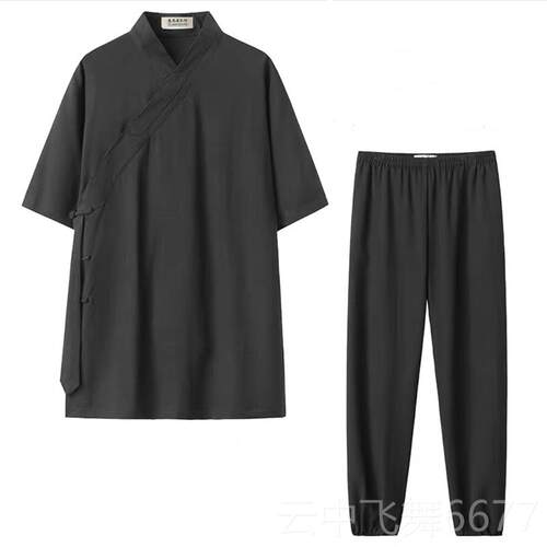正品武当道服斜襟三清领道装士服男季道袍秋士服女道领道禅服居士