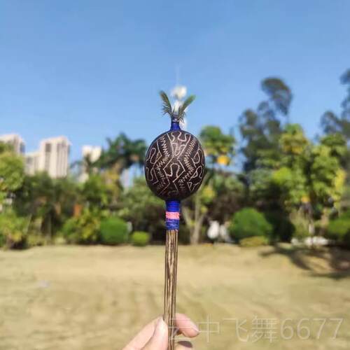 正品秘鲁进口摇击铃沙锤 器自然疗愈打乐手响铃音摇乐器材