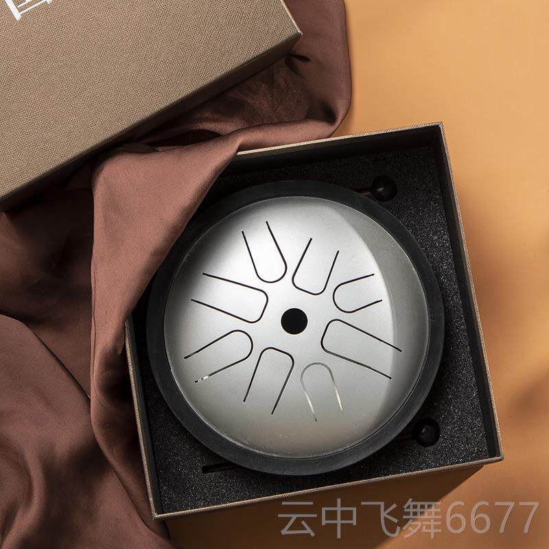 正品灵鼓琴口袋鼓5.5寸你手空鼓钢舌学鼓色空鼓鲁儒初打迷击手碟