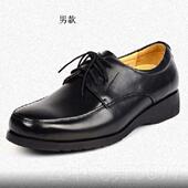 正装 正品 男低帮女职业带执保勤单皮鞋 皮系鞋 安工 正位品单真牛春季