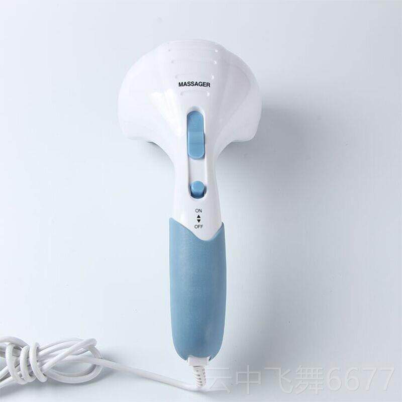 正品海豚按摩双器头按摩棒电动多功能颈部腰部背颈按摩捶器椎全身