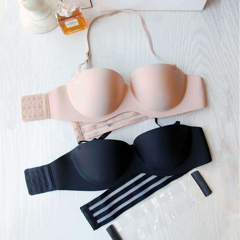 搭配多穿法婚纱礼服隐形挂脖文胸