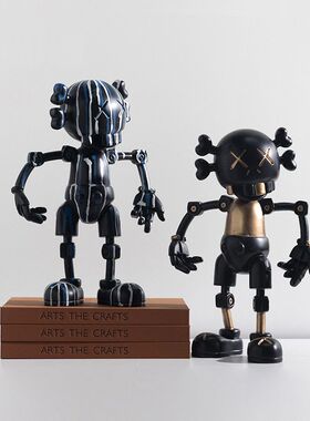 潮玩公仔树脂摆件简约创意轻奢