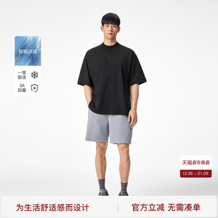 小高领短袖 BODYDREAM夏季 男凉感抗菌T恤休闲上衣 冷空气系列