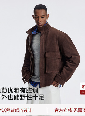 【无界穿行·wherever】BODYDREAM老钱风工装夹克男短宽棉服外套