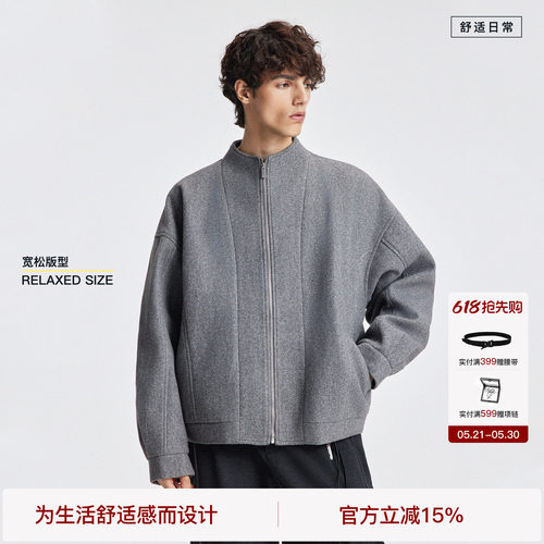 bodydreamGeekChic仿毛呢外套