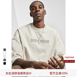 重磅破洞情侣装 男夏季 BODYDREAM短袖 t恤休闲上衣 凉感Sorona