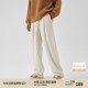 宽松休闲裤 迪木尔风长裤 子男老钱松弛直筒裤 BODYDREAM绒感微弹裤