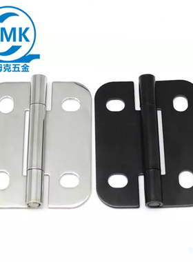 HT041-27工业柜门合页电箱铁质电泳黑色304不锈钢门铰链CL253-27