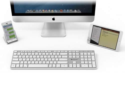 双模有线加蓝牙键盘薄膜超薄静音
