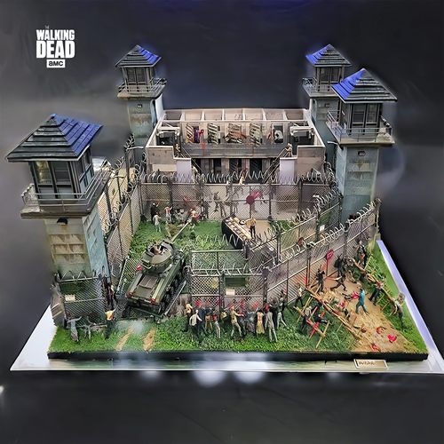 麦克法兰行尸走肉拼装积木模型