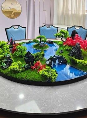 新中式洒店大圆桌中间转